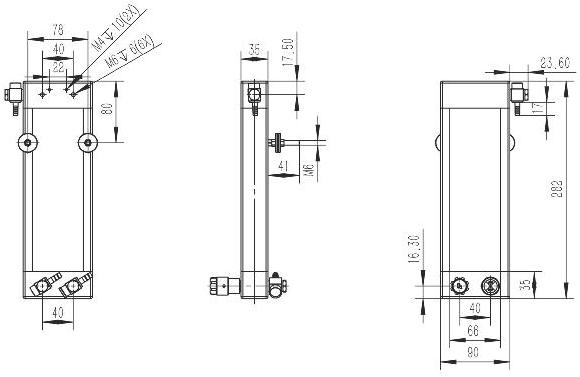 Wondcon WME FA-014 Two-Tube Flowmeter